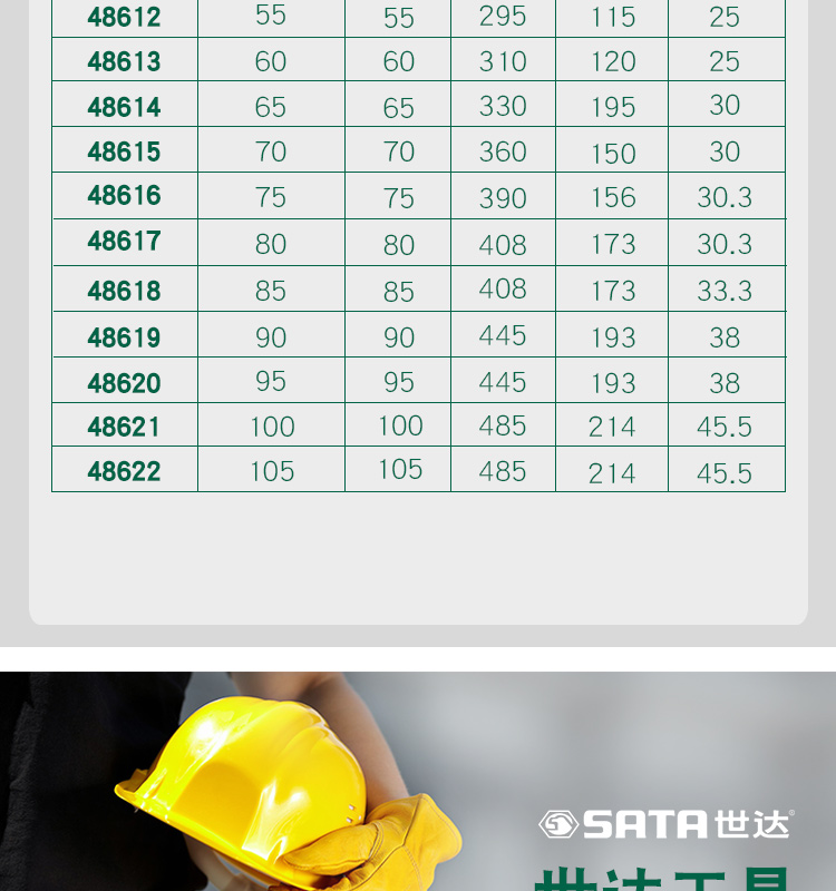 世达48614 65MM敲击扳手（像单头开口扳手）