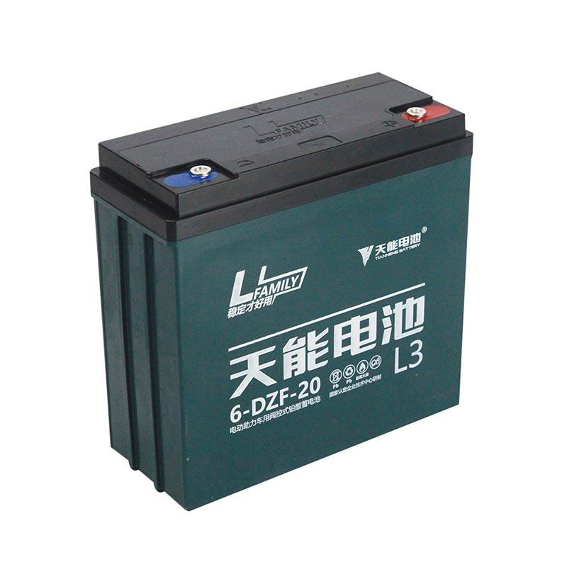 天能 蓄电池，12V 20Ah，型号：6-DZF-20