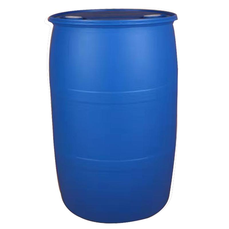 Raxwell 200L单耳环闭口PE塑料桶化工桶，蓝色，φ58cm*90cm