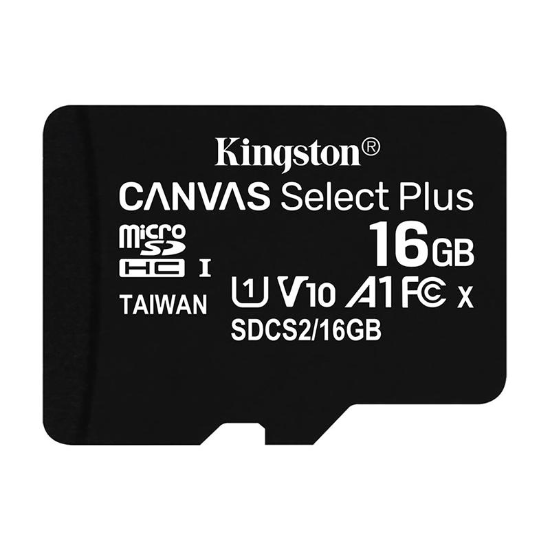 金士顿存储卡，SDCS2 16GB 读速100MB/s U1 A1 V10 TF（MicroSD）存储卡 高品质拍摄