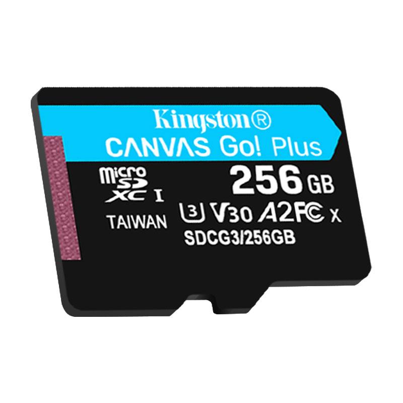 金士顿存储卡，SDG3 256GB U3 V30 A2 4K 极速版 TF(Micro SD)存储卡 读速 170MB/s 写速90MB/s