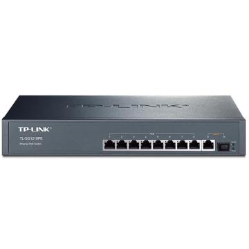 普联（TP-LINK） 交换机，TL-SG1210PE 8口千兆POE交换机（1千兆口+1千兆光纤口） 单位：个