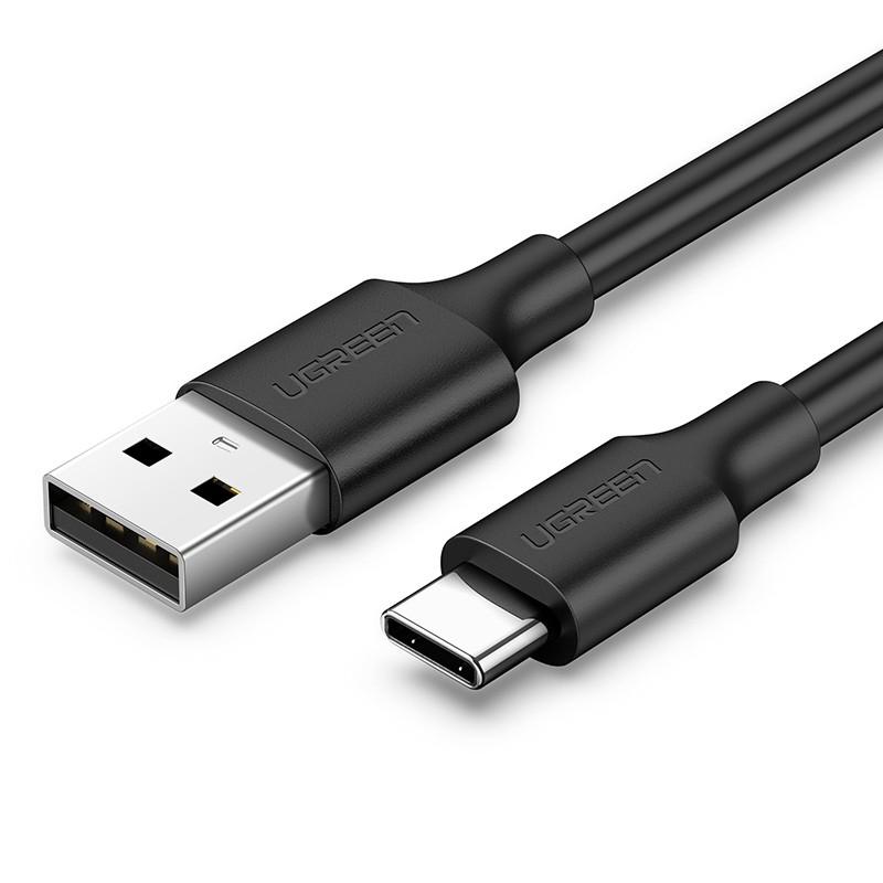 绿联数据线，USB2.0转Type-C数据线 US287（60115）0.5m 黑色