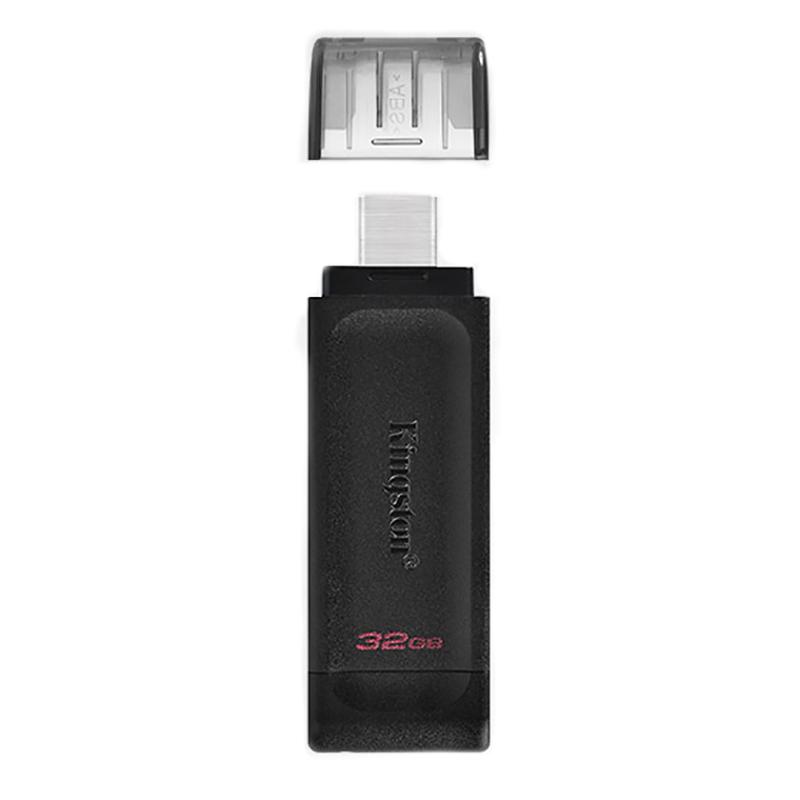 金士顿（Kingston）32GB USB3.2 Gen1 Type-C U盘 DT70 黑色