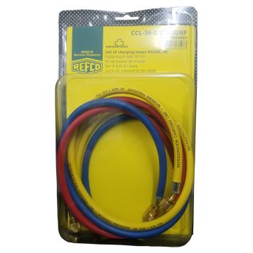 REFCO 充气管(R410a三色) CCL-60-1/2-20UNF 产品代码9884095