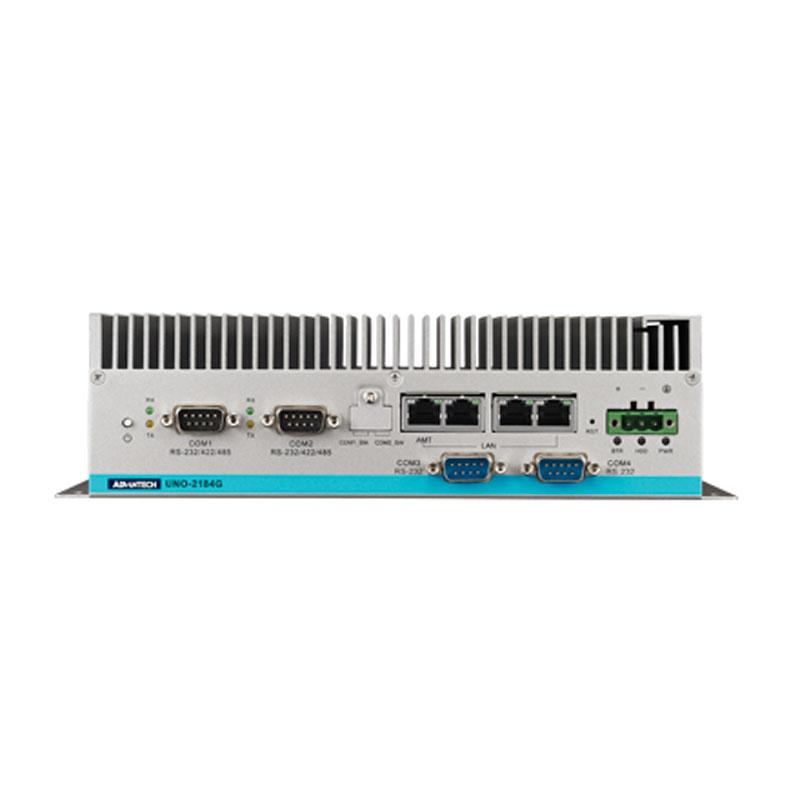 研华Advantech 无风扇嵌入式工控机，UNO-2184G-D45E（不含硬盘、电源）