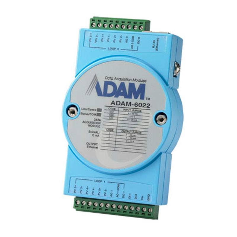 研华Advantech 智能型以太网IO模块，ADAM-6022-A1E