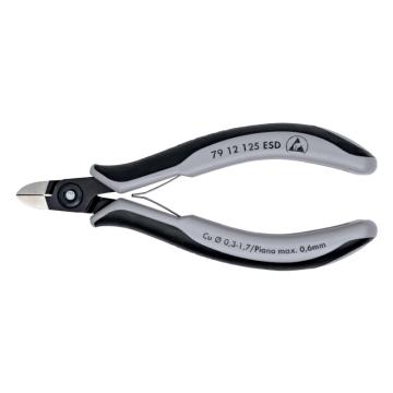 凯尼派克 Knipex 防静电精密电子斜口钳 125mm 79 12 125 ESD