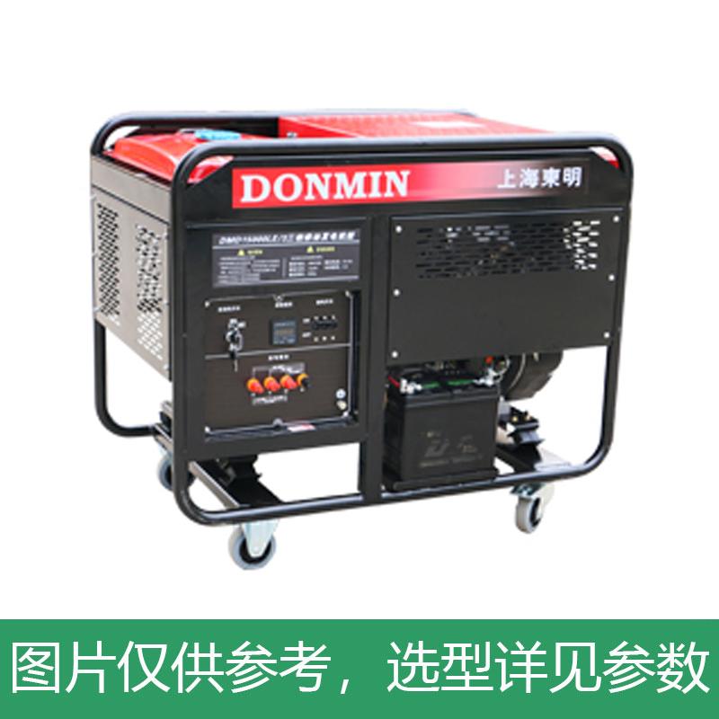 上海东明 开架式单相柴油发电机组,12kW,DMD15000LE,电启动,含电瓶