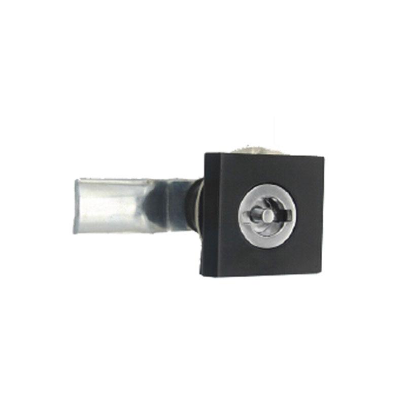 恒珠 转舌锁，机柜锁通开，MS711-5-1，黑色，带钥匙