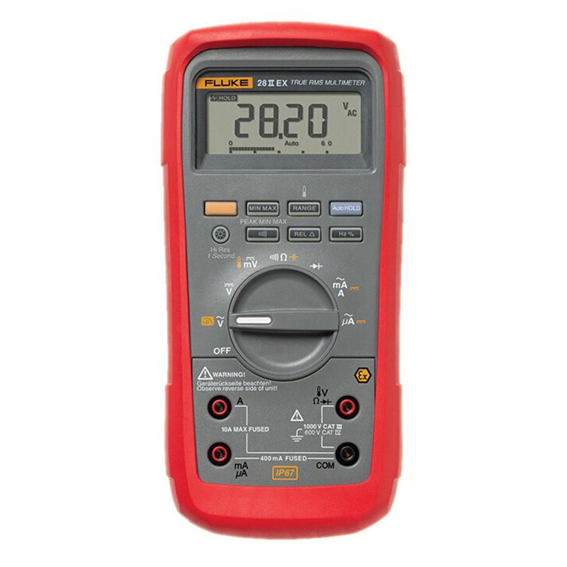 福禄克/FLUKE 本安防爆型数字万用表，真有效值，IP67防护等级，FLUKE-28 II Ex