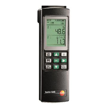 德图/Testo 工业温湿度仪，探头需另配，testo 645，订货号：0560 6450