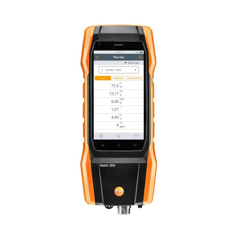 德图/testo 300烟气分析仪，（O2，CO-4000ppm、NO）含USB 订货号 0564 3002 70