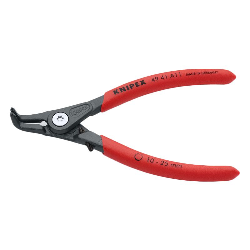 凯尼派克 Knipex 精密外卡簧钳 适用于10-25mm90度弯头带开口限位 49 41 A11