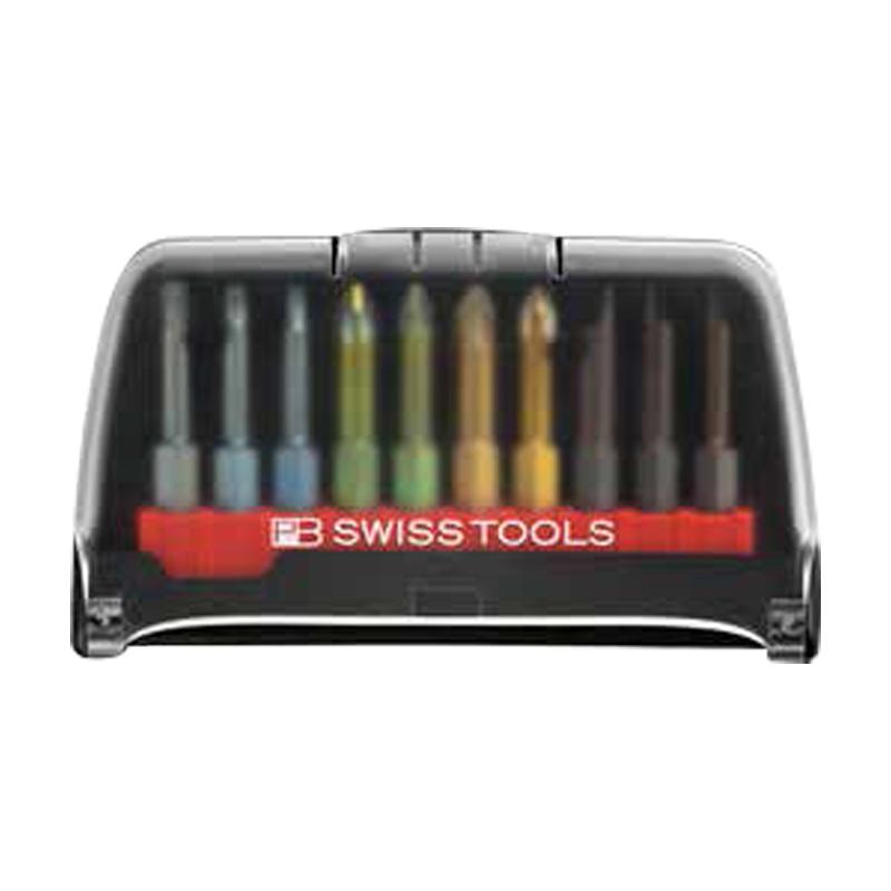 PB SWISS TOOLS 6.35mm(1/4)六角柄精密螺丝批批头套，10件套，PB E6.989