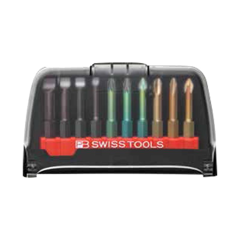 PB SWISS TOOLS 6.35mm(1/4)六角柄精密螺丝批批头套，10件套，PB E6.986