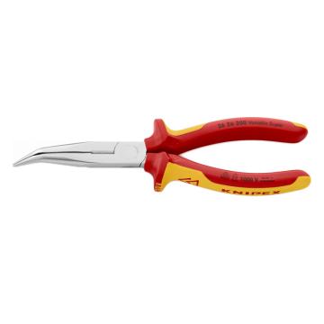 凯尼派克 Knipex 绝缘尖嘴钳，带40度弯嘴，26 26 200