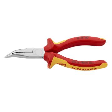 凯尼派克 Knipex 1000V绝缘尖嘴钳，40度弯嘴，25 26 160