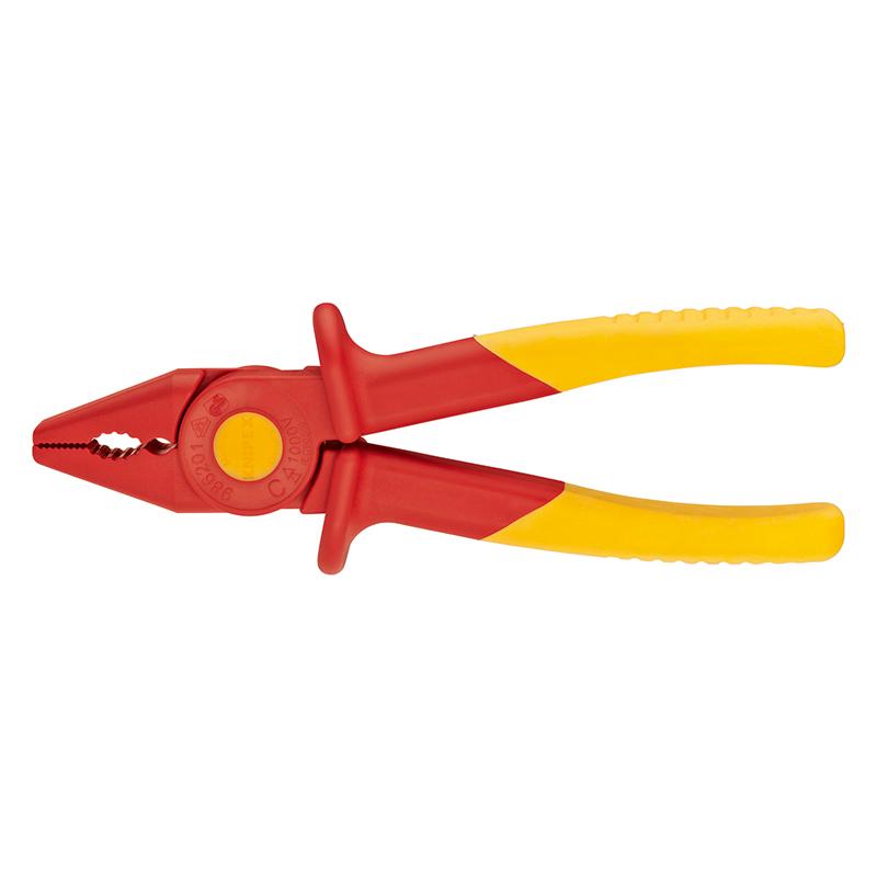 凯尼派克 Knipex 塑料绝缘扁嘴钳，180mm，98 62 01