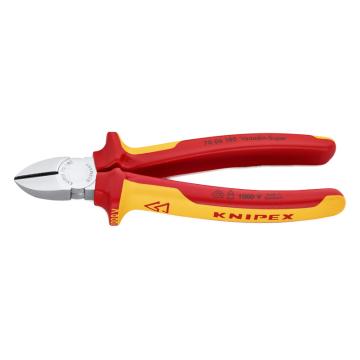 凯尼派克 Knipex 180mm绝缘斜口钳，70 06 180