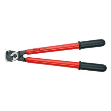 凯尼派克 Knipex 电工电缆剪（镀铬头，浸塑绝缘手柄，1000V），剪切27mm，95 17 500