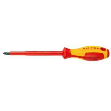 凯尼派克 Knipex 电工绝缘米字螺丝批，PZ2，98 25 02