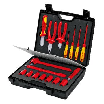 凯尼派克 Knipex 紧凑型绝缘工具组套，17件套，98 99 11