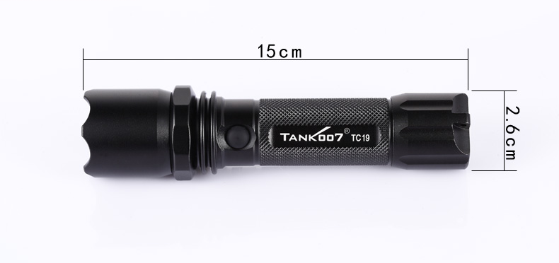 TC19 TANK007探客TC19警用执勤全能直充式手电筒-锂电池