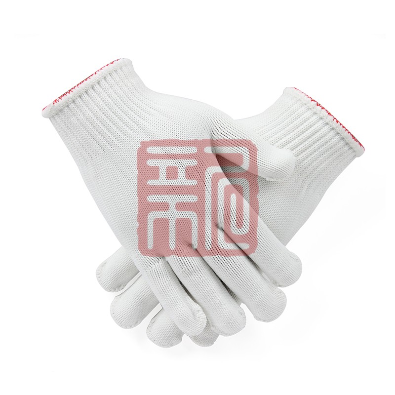 双王500克白尼龙手套