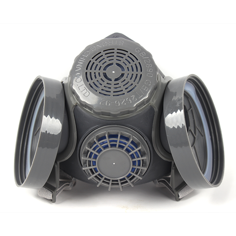 思创ST-M60X-1B橡胶双罐防毒面具（不含滤盒）（卖完停售）
