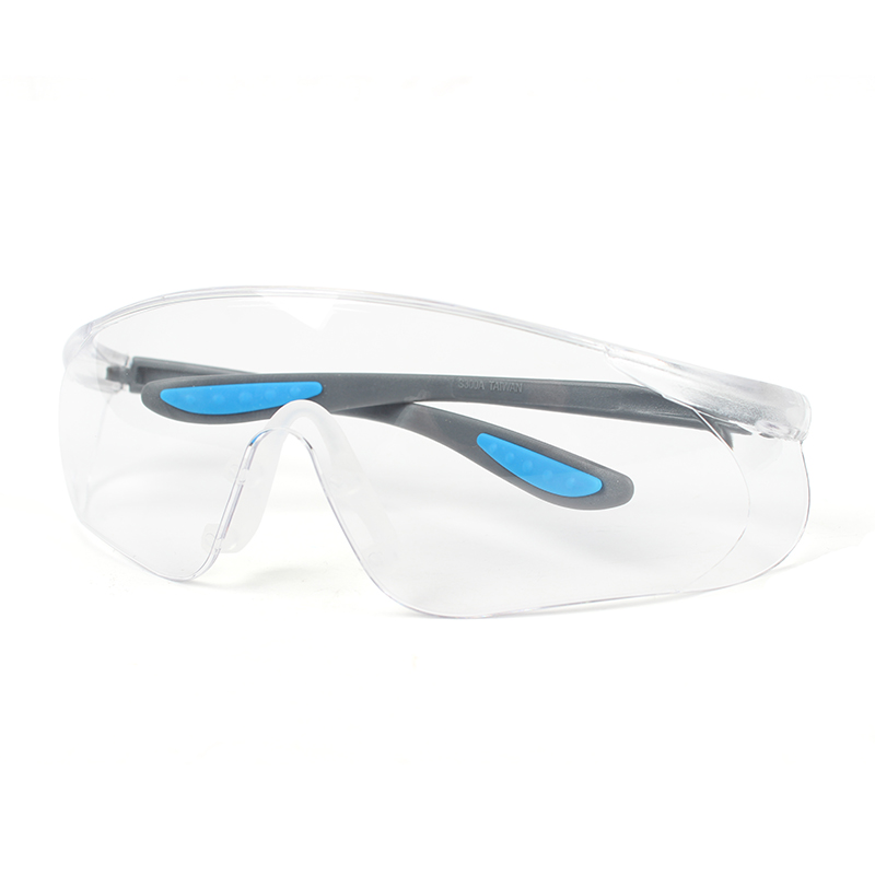 霍尼韦尔S300A 300110通用款灰蓝镜架 透明镜片 防雾防刮擦眼镜