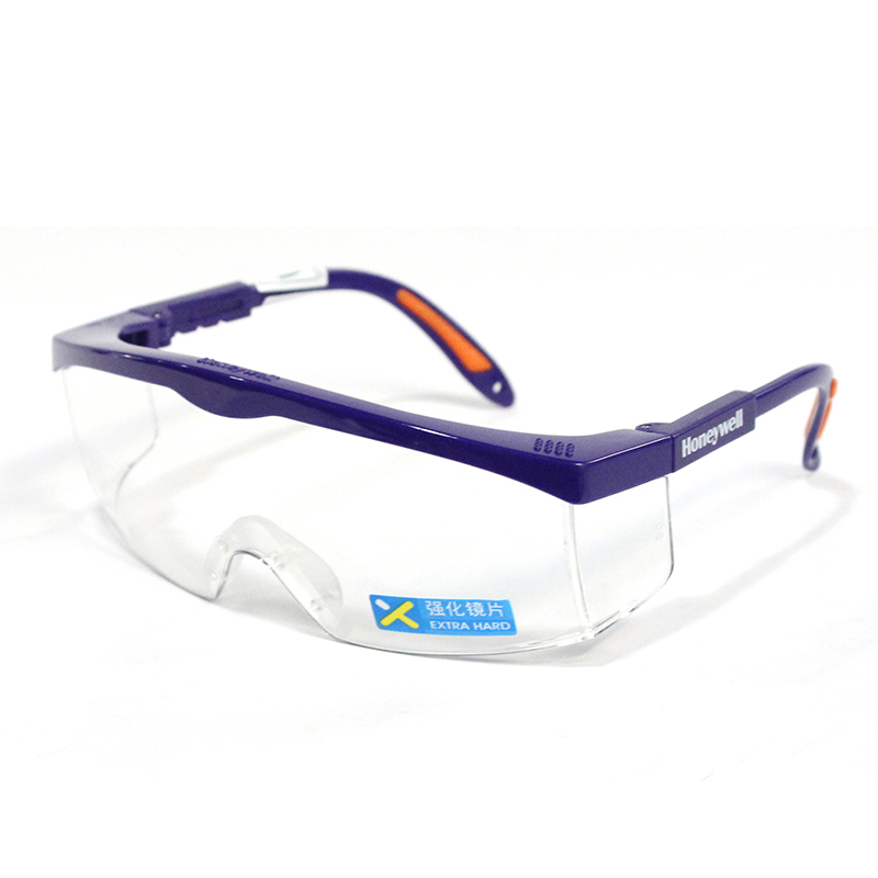 霍尼韦尔100200 S200A加强防刮擦防护眼镜（蓝架）