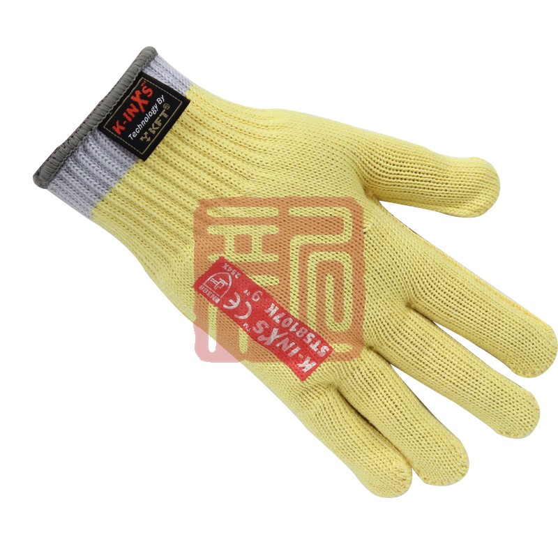 赛立特 ST58107K 黄色PVC点珠KFT®耐高温5级防割手套-8 - 赛立特