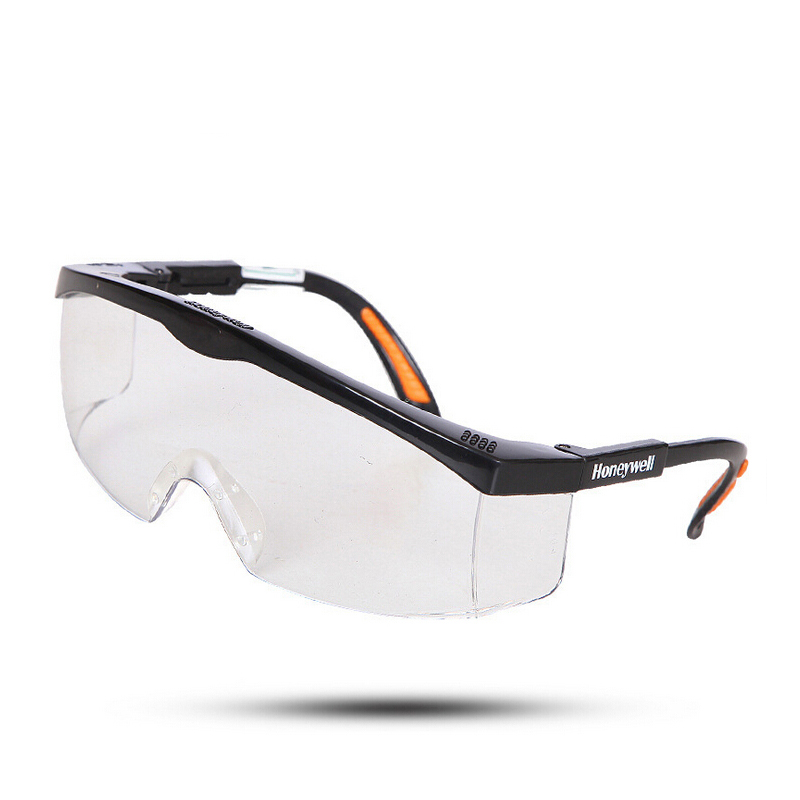 霍尼韦尔100110 S200A防雾防刮擦防护眼镜（黑架）