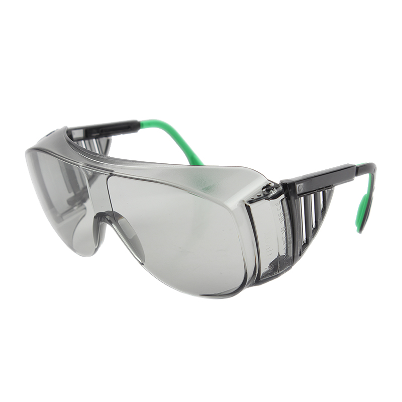 优唯斯9161141 内外侧防刮擦 灰色镜片 焊接安全眼镜（9162041）