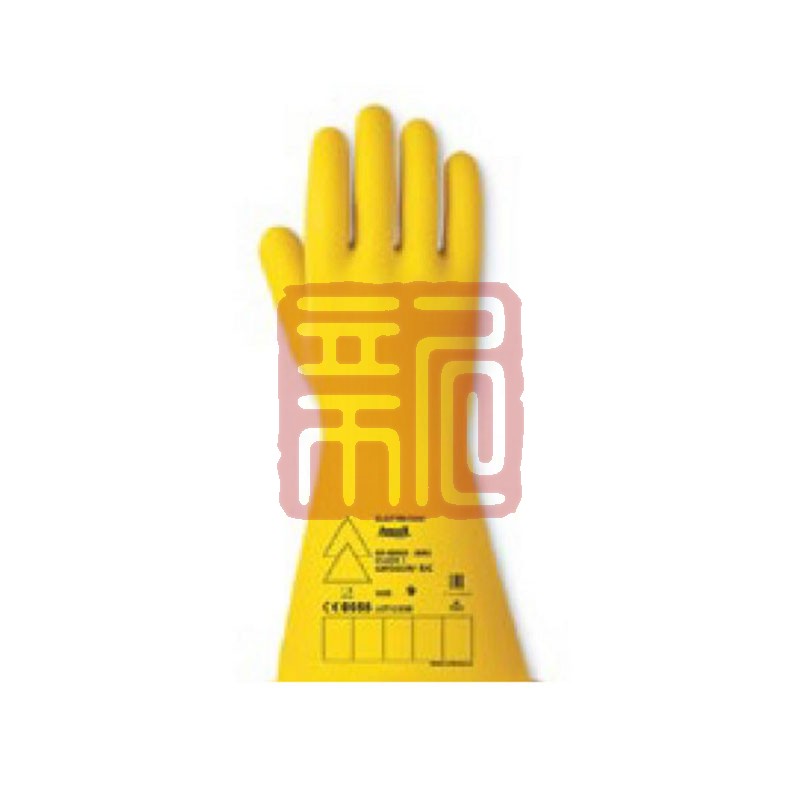 安思尔 AnsellRIG116Y 乳胶绝缘手套Class 1均码（52614） - 安思尔