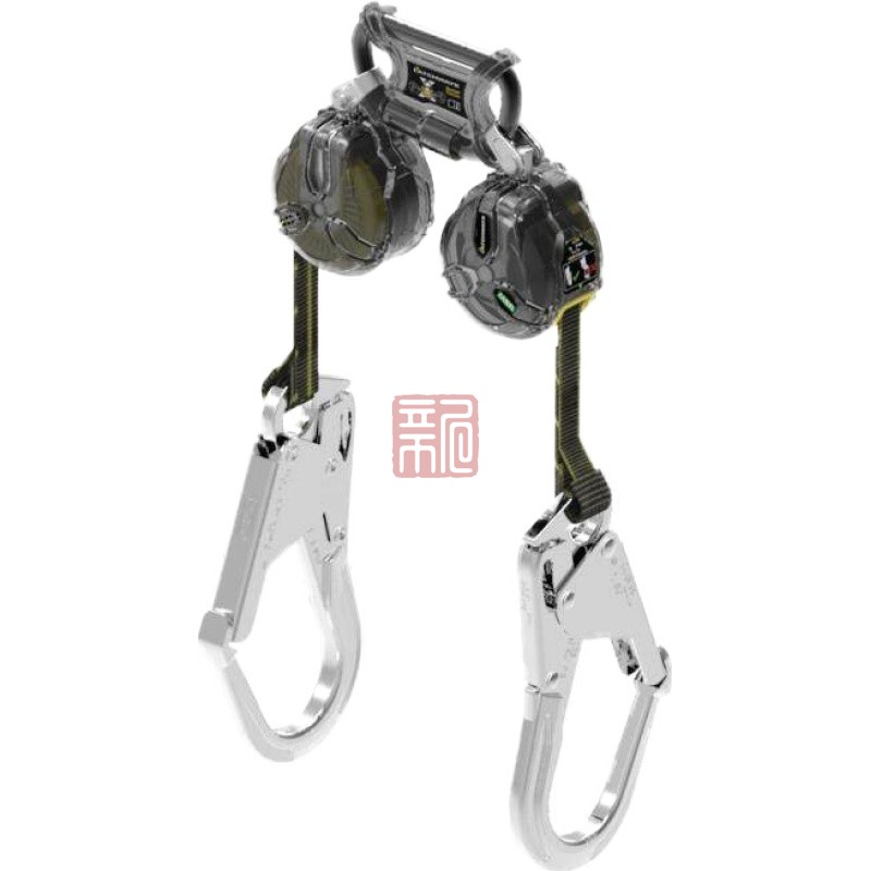 梅思安63111-00A 迷你型速差自控器 1.8米织带 双腿 铝合金大挂钩 - 梅思安