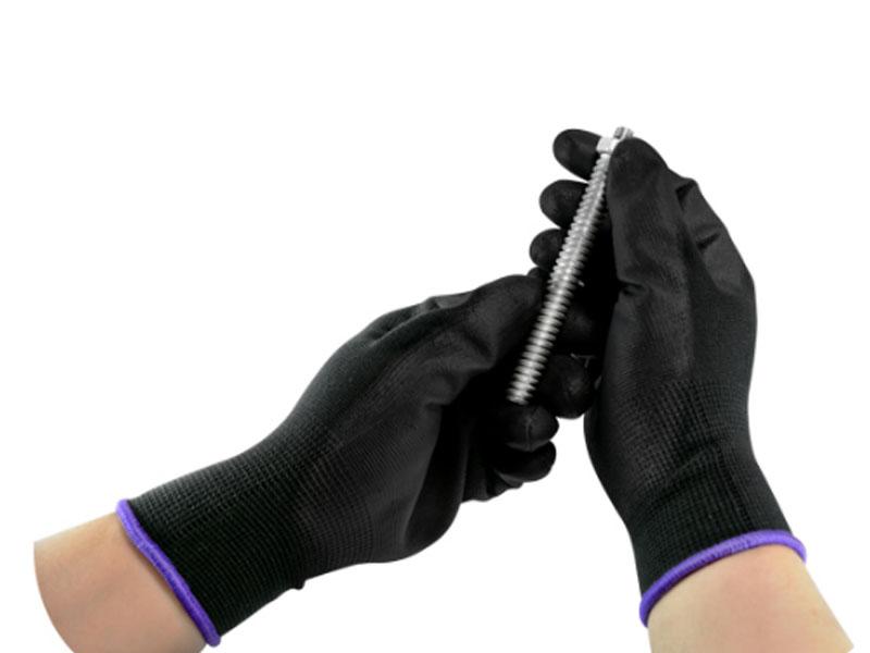 KIMBERLY-CLARK/金佰利 Jackson Safety 94610 G40黑色丁腈涂层耐磨型通用机械手套（黑边）10号