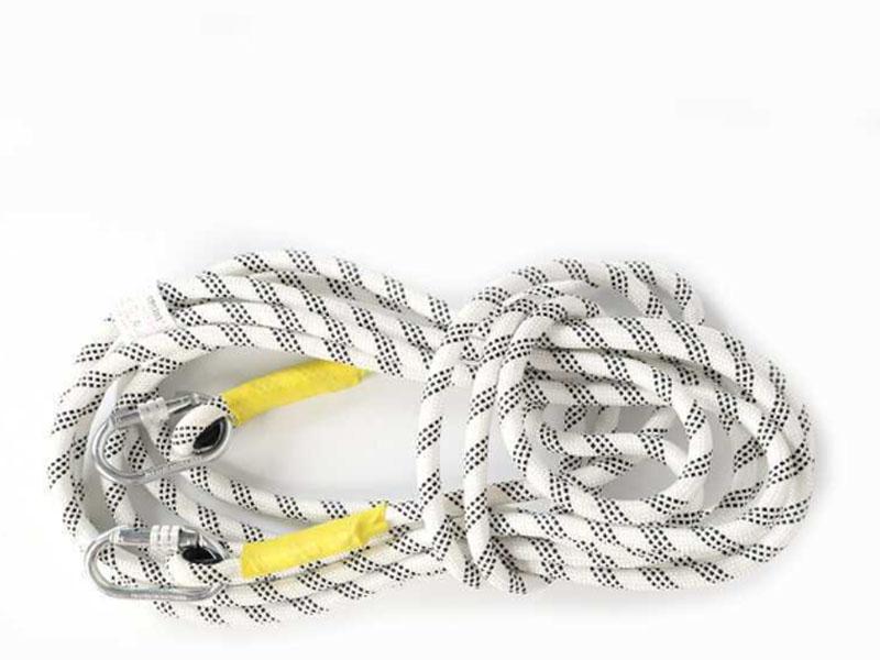 建钢安全绳 16mm编织绳双大钩-10米