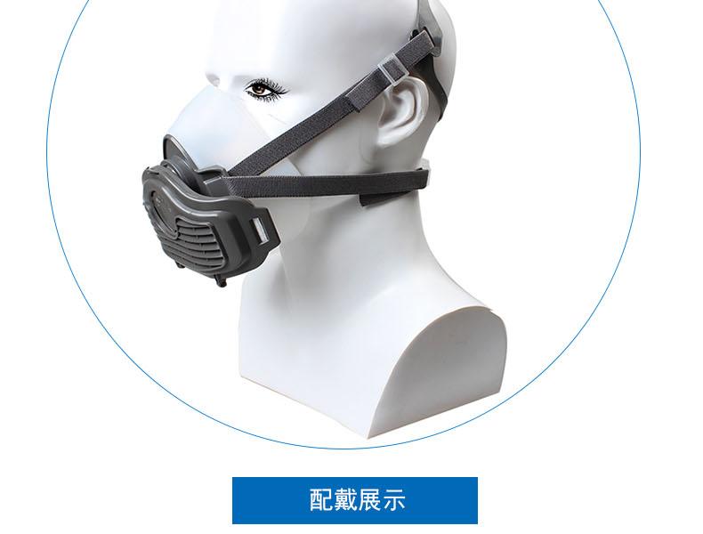 思创ST-1080防尘半面具（硅胶）含KN95滤棉
