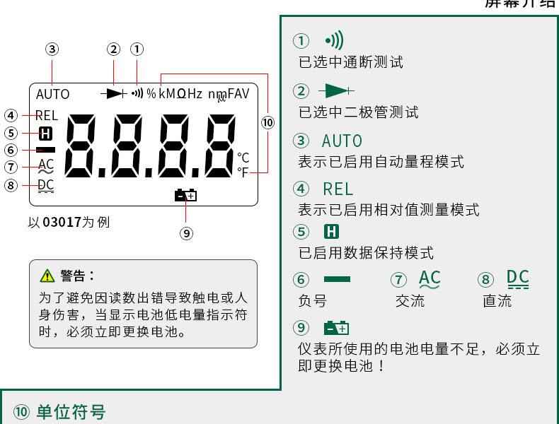 世达03017带温度测量数字万用表