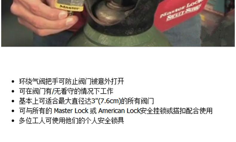 MASTER LOCK/玛斯特 S3910加压气阀门罩