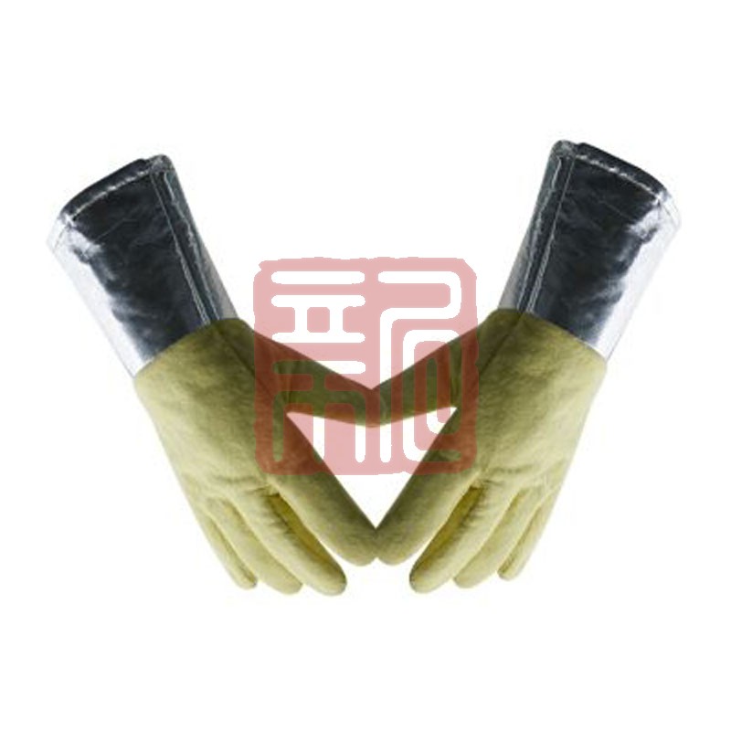 华特35CM凯夫拉铝铂耐高温手套