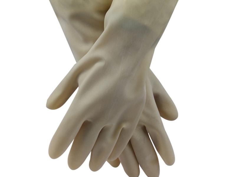 威蝶乳胶手套白色55cm加厚-新明辉商城