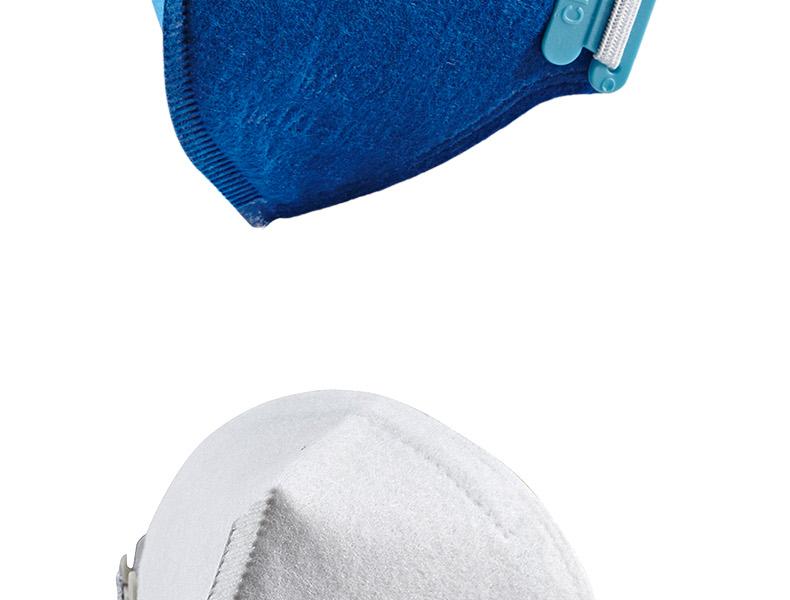 朝美2001蓝色折叠口罩(耳戴)