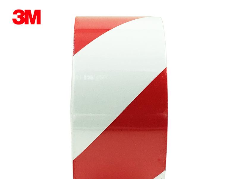 3M 767 红白警示胶带-2英寸x36码