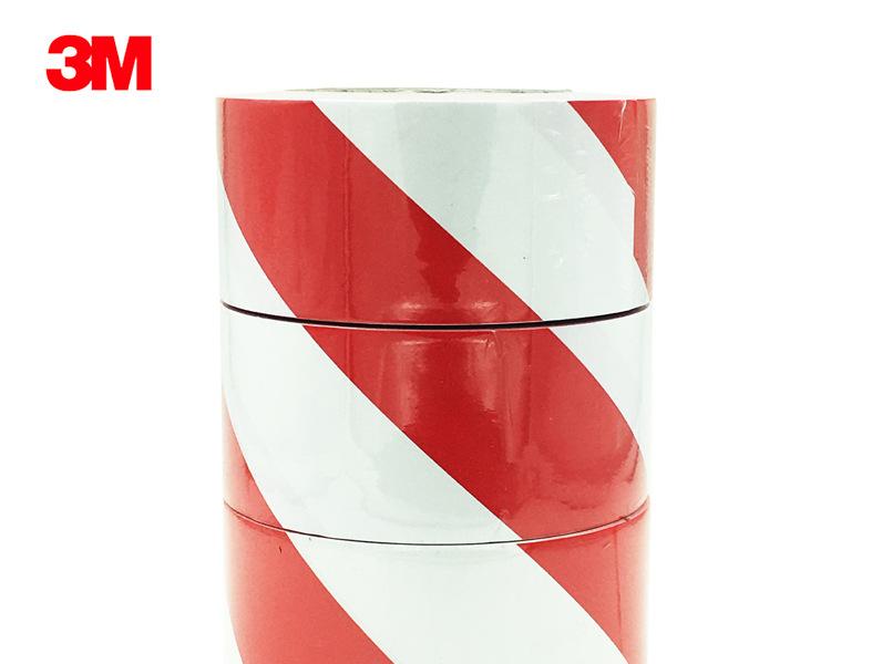 3M 767 红白警示胶带-2英寸x36码