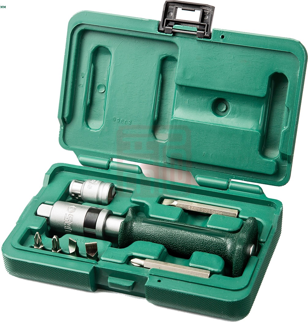 世达工具 9603 8件护套型冲击螺丝批组套-24寸 - 世达
