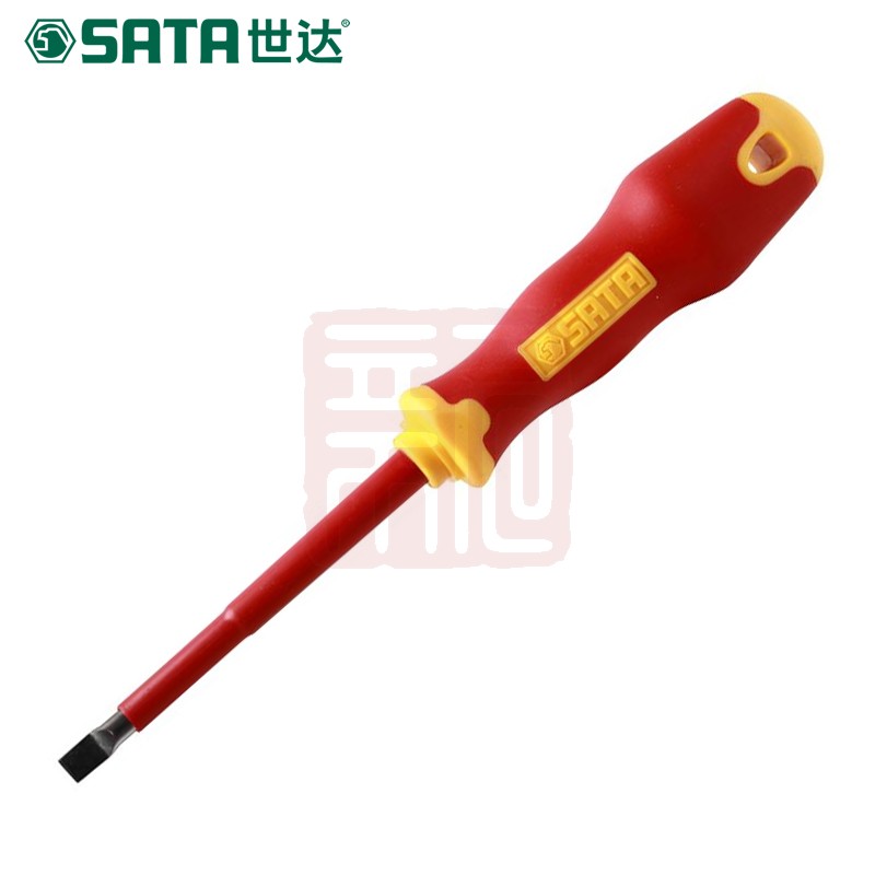 世达工具 61324 螺丝刀(一字带绝缘护套） - 世达