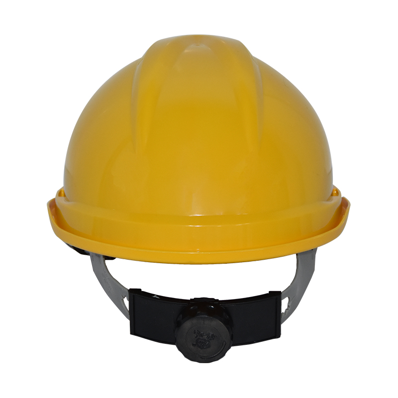 桉叶ay9805b abs v型安全帽 带透气孔 黄